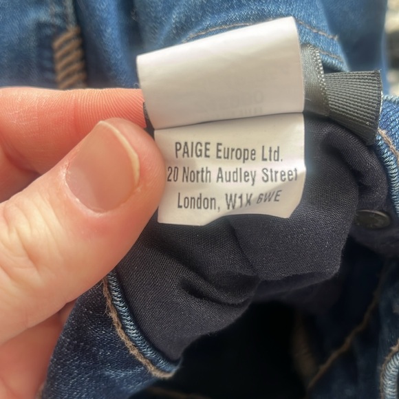 Paige Lennox Slim Fit Jeans in Billy Wash. - Picture 9 of 9